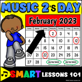 2's Day MUSIC ACTIVITIES February 22, 2023 Two's Day 2/22/