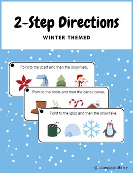 Preview of Follow 2-Step Directions - Winter Themed