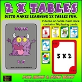 2 times tables fun with Ditto