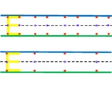 2" wide lined Uppercase letter E tracing and copying with 
