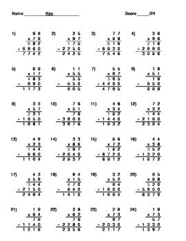 2 x 2 Digit Multiplication by Aric Thomas | Teachers Pay Teachers