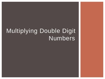 Preview of 2 x 2 Multiplication PowerPoint