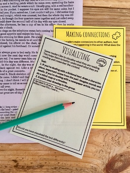 Preview of 2 x Extra Task Cards **Promoting Reading Strategies & Metacognitive Strategies**