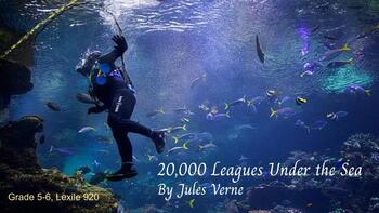 Preview of 20,000 Leagues Under the Sea, adapted for students with disaiblities