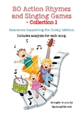 20 Action Singing Games for Teaching with the Kodály Metho