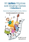 20 Action Singing Games for Teaching with the Kodály Metho