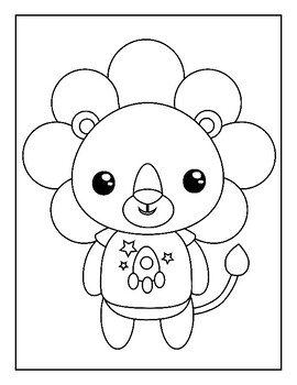 Preview of 20 Animal Coloring pages-1