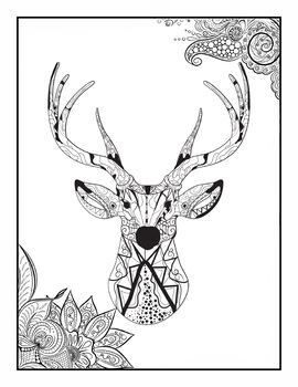 Mandala Geometric Animal Coloring Book for Adults Printable PDF Pages  Instant Download Colouring Sheets Coloring for Kids Digital Coloring 