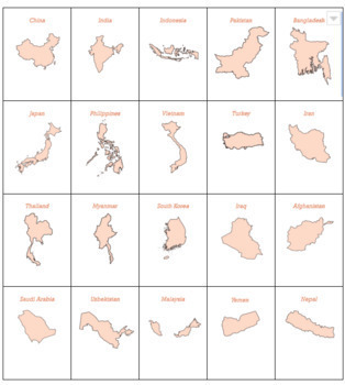 Preview of 20 Asian Countries