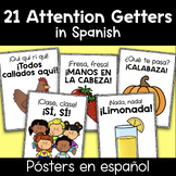 Preview of 20+ Attention Getters in Spanish | Frases para obtener la atención de la clase