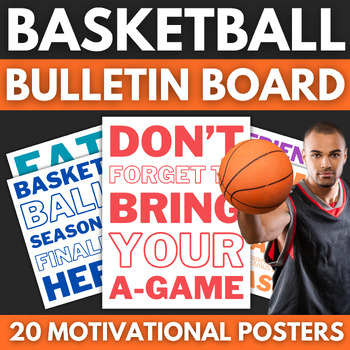 Preview of 20 Basketball Bulletin Board Posters | Sports & Physical Education Decor