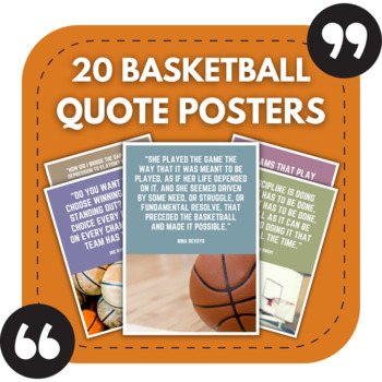 Preview of 20 Basketball Bulletin Board Posters | Sports & Physical Education Decor