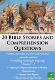 Bible Stories Reading Comprehension and Questions