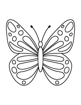butterflies coloring pages