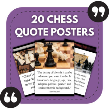 Poster Chess - Xadrez - Uau Posters