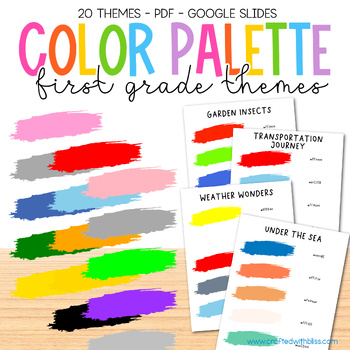 kinder color scheme  Color palette challenge, Color palette