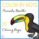 Color by Note Animals Bundle