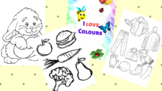 20 Colouring Pages Bundle for Toddlers and Primary School 