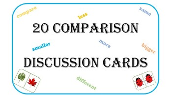 Preview of 20 Comparision Flashcards