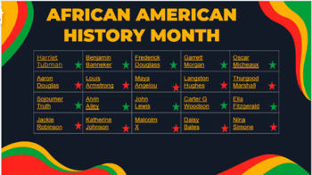 Preview of 20 Days of Black History Month 