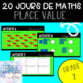 20 Days of Math FRENCH (Place Value)