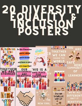 Preview of 20 Diversity, Inclusion and Equality Posters