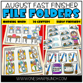 20 Early Finishers Activities, File Folder Games & Morning