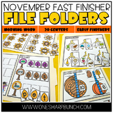 20 Early Finishers, Fast Finishers File Folder Games & Mor