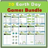 20 Earth Day Games Bundle | Party Games for Adults & Kids 