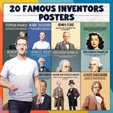 20 Educational Posters of Famous Inventors and Their Inven