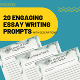 20 Engaging Essay Writing Prompts to Spark Your Students' 