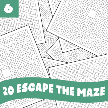 mazes for kids teaching resources teachers pay teachers