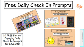 Preview of 20 FREE SEL Daily Check In Slides!