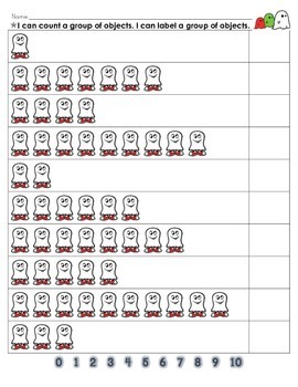 counting worksheets for numbers 0 to 10 by sailing through the common core