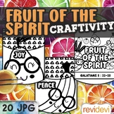20 Fruit of The Holy Spirit Craft Coloring Posters for Sun