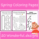 20 Fun Animated Spring Worksheets A4