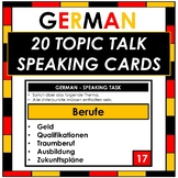 20 German Speaking / Writing TASK CARDS