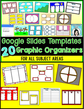 Preview of 20 Google Slides Graphic Organizer Templates