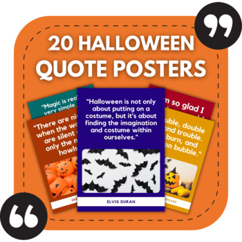 Preview of 20 Halloween Posters | Halloween Decor Pack | Spooky Halloween Bulletin Boards