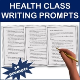 30 Health Class Writing Prompts & Discussion Questions