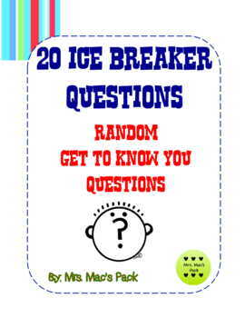 ice breaker questions app for the mac