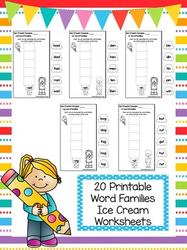 word family worksheets kindergarten teaching resources tpt