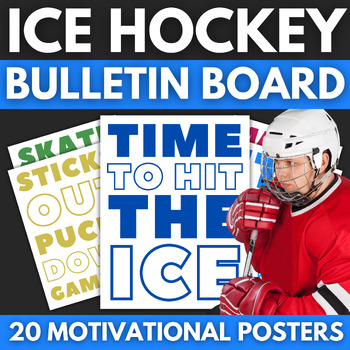 Preview of 20 Ice Hockey Bulletin Board Posters | Sports & Physical Education Decor