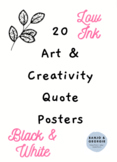 20 Inspirational Art and Creativity Quote Posters ~ Low In