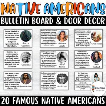 Preview of 20 Inspiring Native American Leaders: Tribute to Native American Heritage Month