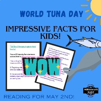 Preview of 20 Intriguing Insights for World Tuna Day for Kids to Discover!