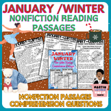 January / Winter Non-fiction Reading Comprehension Passages