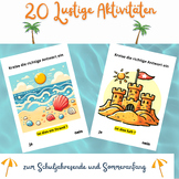 20 Lustige Aktivitäten zum Schuljahresende und Sommeranfang.
