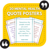 20 Mental Health Bulletin Board Posters for Middle & High Schools
