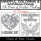 20 Mindful Coloring Designs & Affirmations-Growth Mindset-